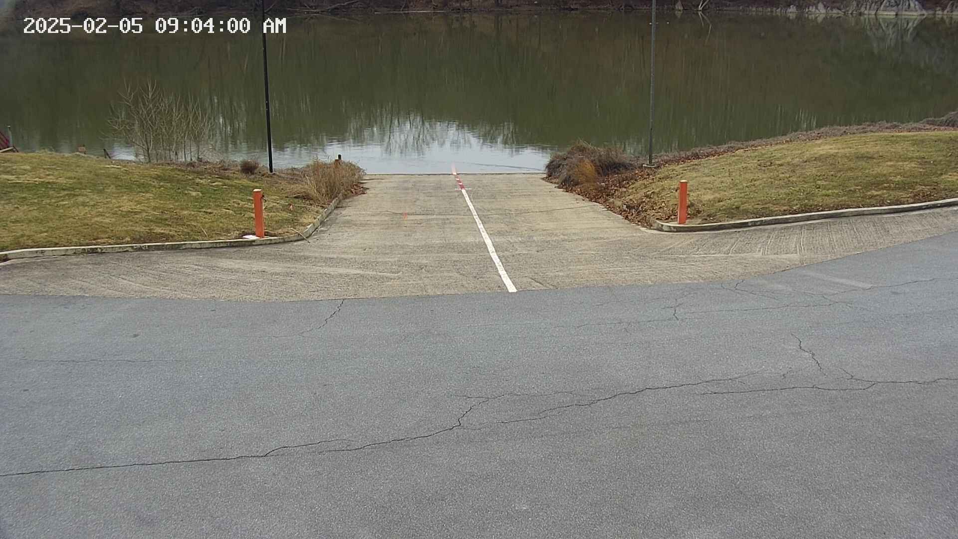 A view of the Potomac River looking out over the Potomac Fish and Game Club boat ramp